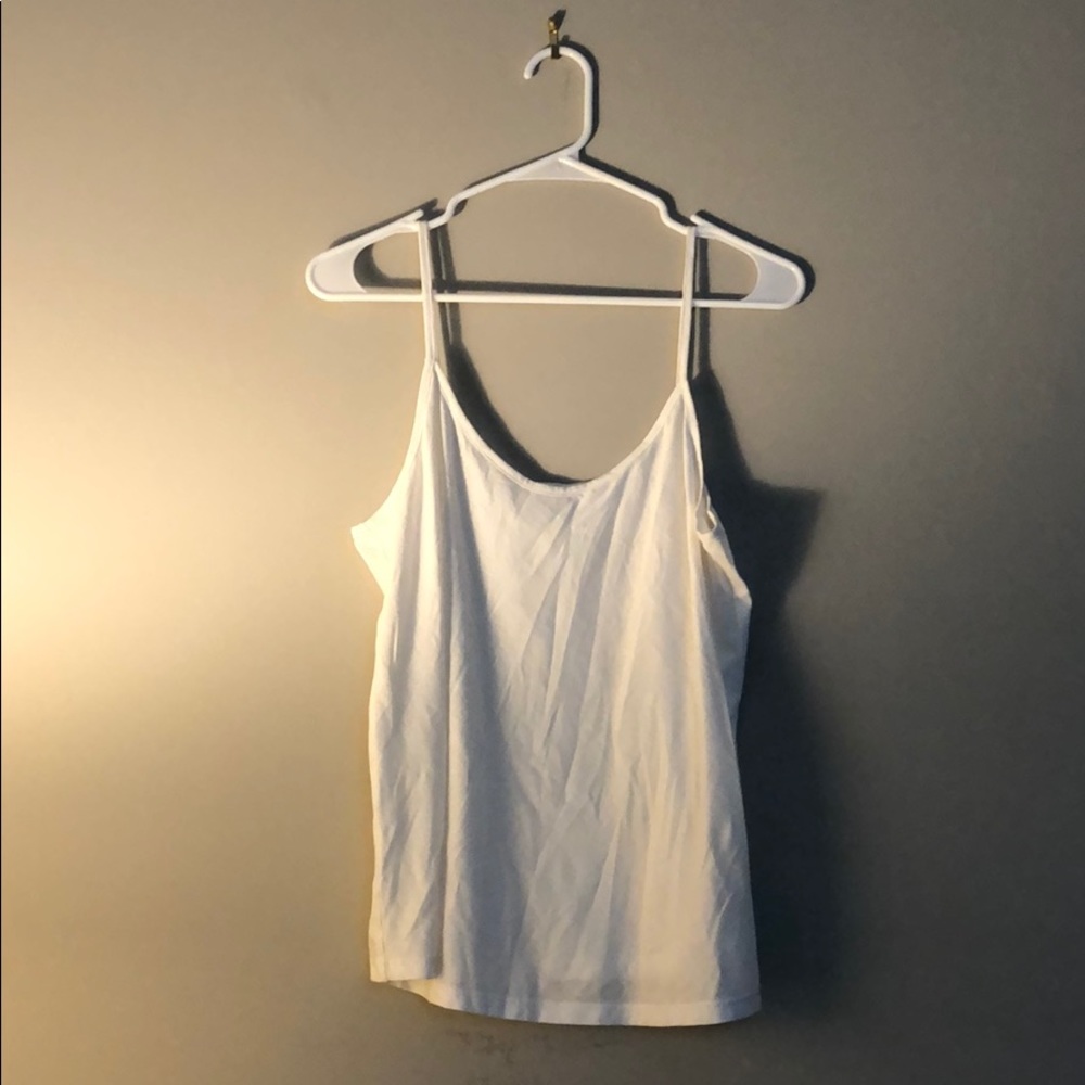 Anthropologie white tank top